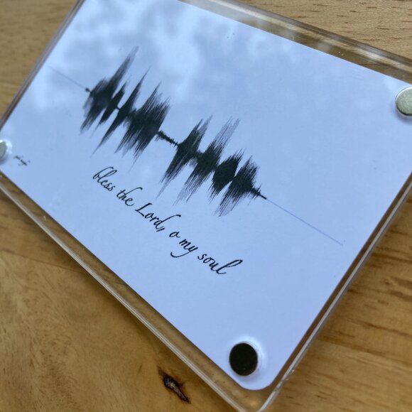 Bless The Lord, O My Soul Soundwave Magnet - Picture 5 of 6